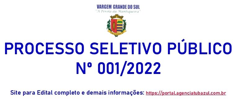A LISTA DE INSCRITOS NO PROCESSO SELETIVO Nº 001/2022 FOI DIVULGADA