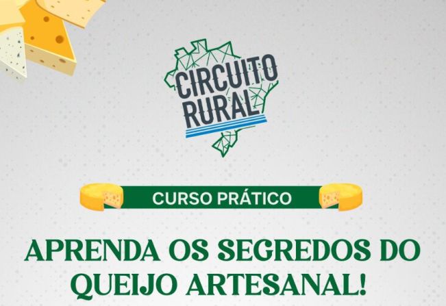 CURSO GRATUITO DE PRODUÇÃO DE QUEIJOS ARTESANAIS