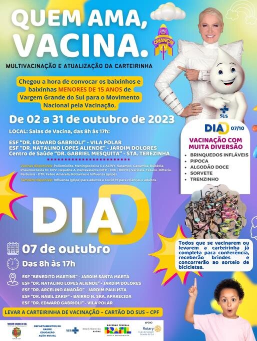 CAMPANHA DE MULTIVACINAÇÃO E ATUALIZAÇÃO DA CARTEIRINHA