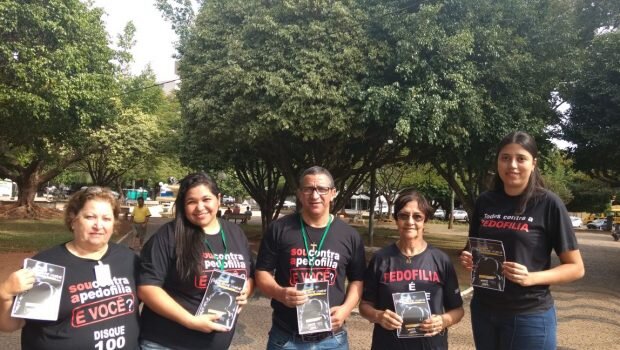 Conselheiros tutelares fazem mobilização de proteção contra o abuso e exploração sexual infantil