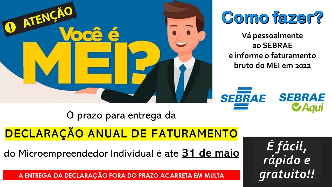 MICROEMPREENDEDOR DEVE REALIZAR A DECLARAÇÃO ANUAL MEI 2022