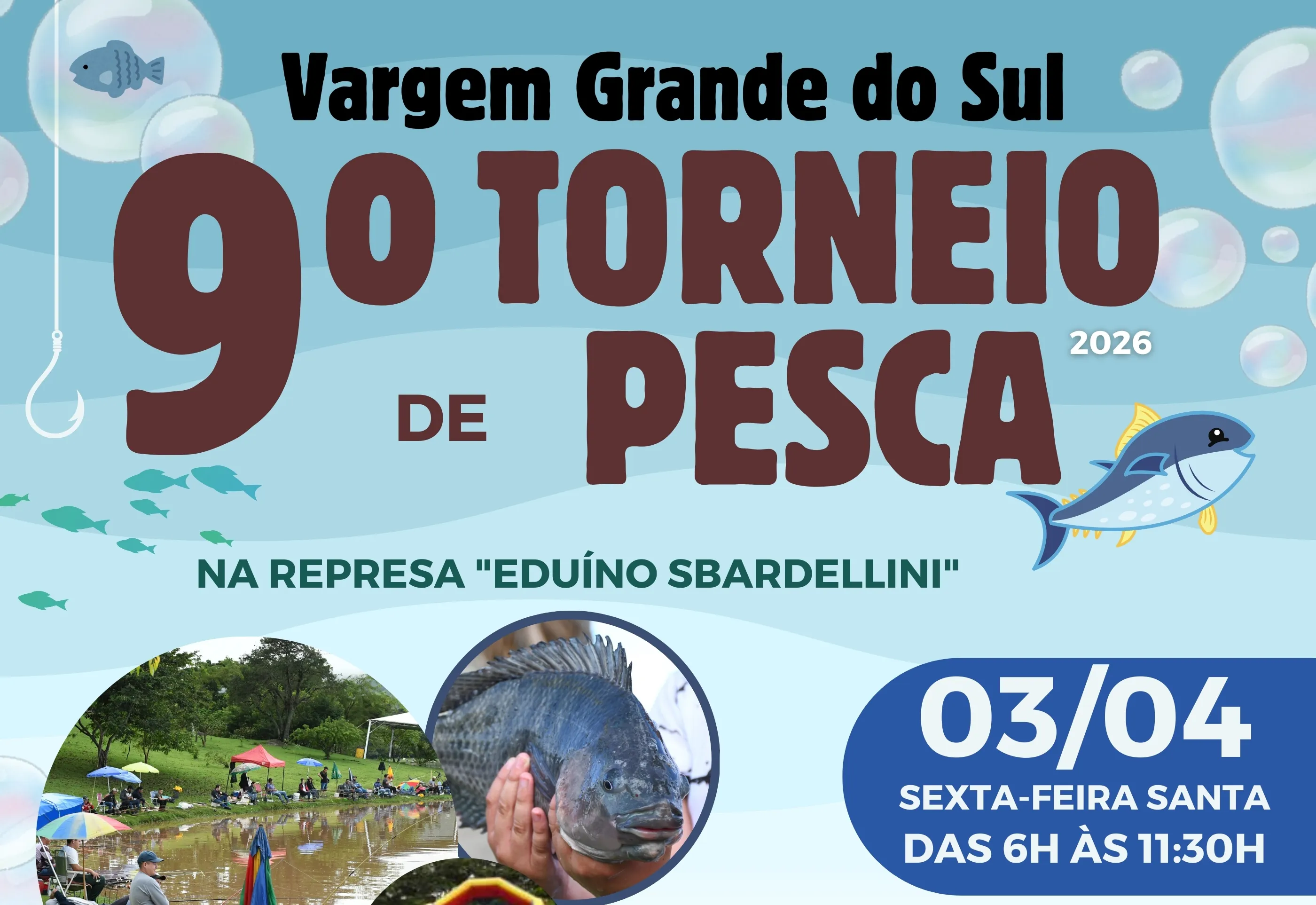 9ª EDIÇÃO DO TORNEIO DE PESCA EM VARGEM GRANDE DO SUL