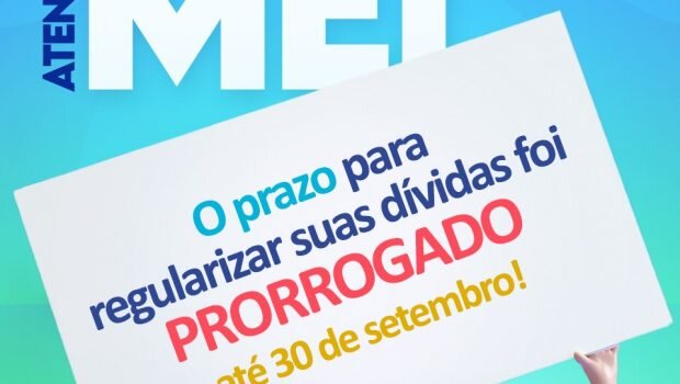 PRAZO PARA REGULARIZAR OS DÉBITOS DO MEI MICROEMPREENDEDOR FOI PRORROGADO ATÉ O DIA 30 DE SETEMBRO