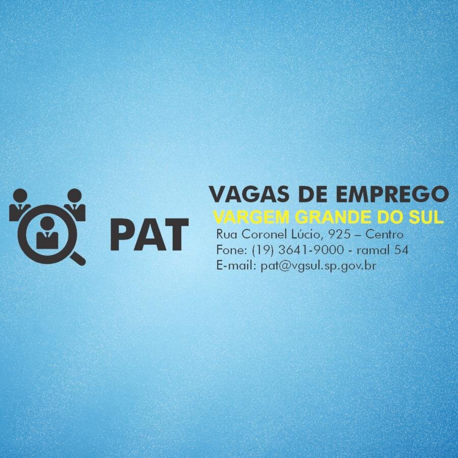 VAGAS DO PAT