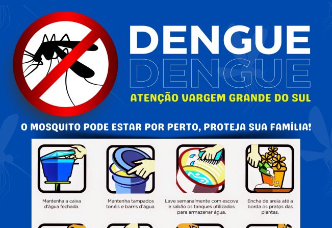 DENGUE, TODOS JUNTOS NA PREVENÇÃO
