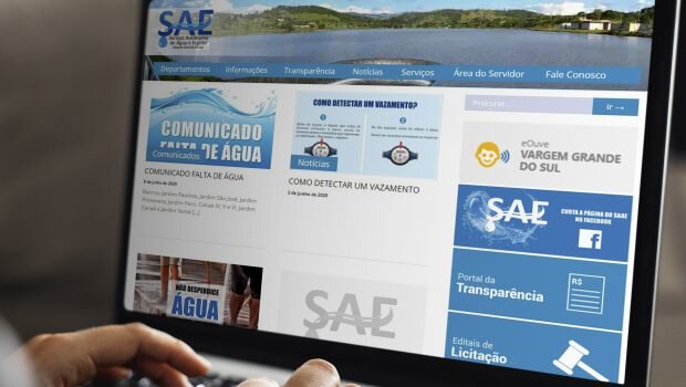 SAE AGORA CONTA COM SITE PRÓPRIO PARA INFORMAÇÕES A POPULAÇÃO