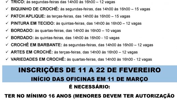 Oficinas Gratuitas