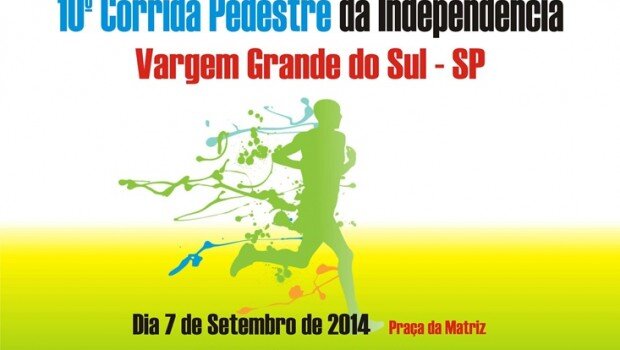 Inscrições abertas para a 10ª Corrida Pedestre da Independência