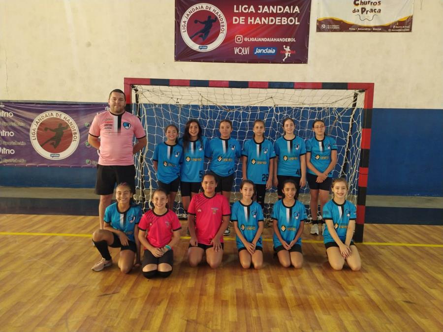 EQUIPES DE HANDEBOL FEMININO ENFRENTARAM FRANCA PELA LIGA JANDAIA